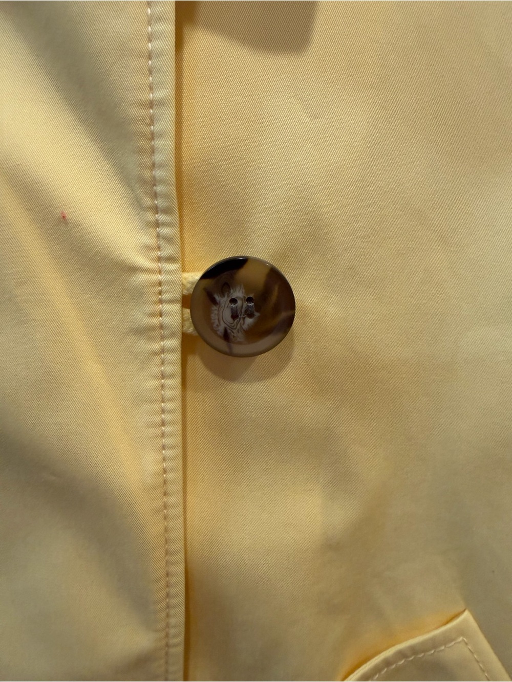 LOFT Soft Yellow Button-Front Jacket - Picture 6 of 6